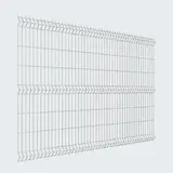3Д забор Medium 1030×2500 мм, пруток 4 мм, серо-белый RAL 7047